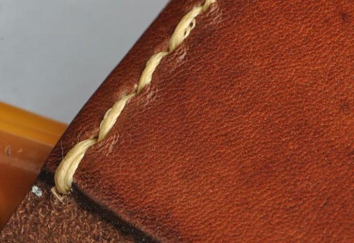 Handmade Leather Mens Cool Short Wallet Card Holder Small Card Slim Wallets for Men