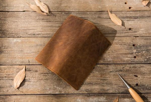 Vintage Slim Cool Mens long Wallet Leather Wallet Bifold Long Wallets for Men
