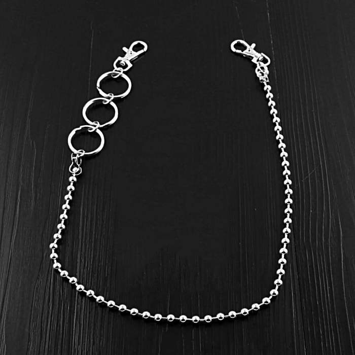 SOLID STAINLESS STEEL BIKER Mens Womens PANTS CHAIN Jeans Chain Jean Chain Biker Wallet Chain FOR MEN