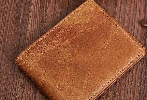 Genuine Leather Mens Wallet Cool billfold Slim Bifold Wallet Card Coin Holder Wallet Purse for Mens