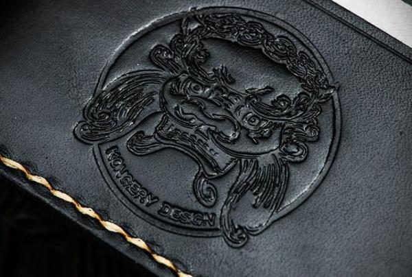 Handmade Leather Mah¨k¨la Tooled Mens billfold Wallet Cool Leather Wallet Slim Wallet for Men