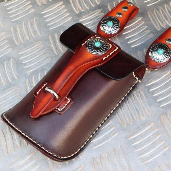Leather Belt Pouch Mens Small Cases Waist Bag Hip Pack Belt Bag Fanny Pack Bumbag for Men
