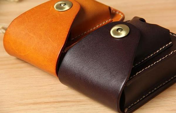 Leather Belt Pouch Mens Small Cases Waist Bag Hip Pack Belt Bag Fanny Pack Bumbag for Men