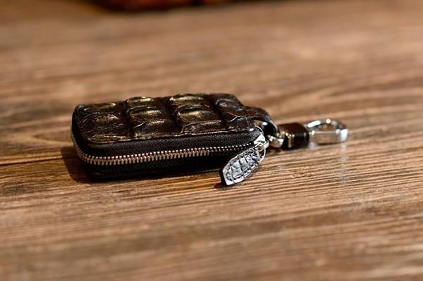 Handmade Leather Mens Cool Car Key Wallet Car Key Holder Car Key Case for Men