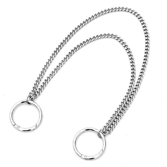 Cool Womens Mens Big Rings Double Pants Chain Jeans Chain Jean Chain Wallet Chain For Men