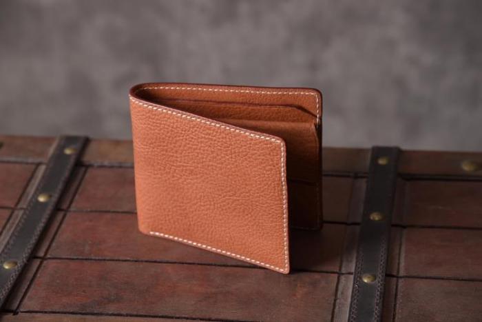 Handmade Leather Mens Cool Wallet Men Slim Wallets Front Pocket Wallet for Men