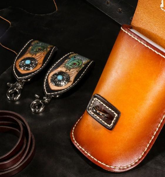 Leather Belt Pouch Mens Small Cases Waist Bag Hip Pack Belt Bag Fanny Pack Bumbag for Men