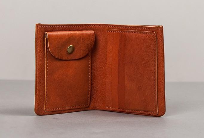 Cool Leather Men Small Wallet Bifold Small Wallet for Men