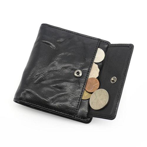 Leather Mens Front Pocket Wallet Small Wallet Slim Wallet Card Wallet for Men