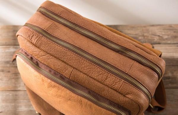 Cool Brown Mens Leather Backpacks Travel Backpacks Laptop Backpack for men