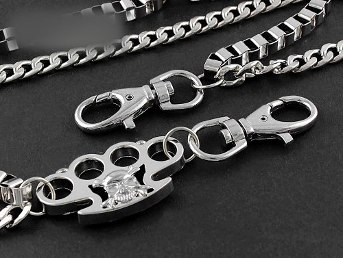 Solid Stainless Steel Wallet Chain Cool Punk Rock Biker Trucker Wallet Chain Trucker Wallet Chain for Men
