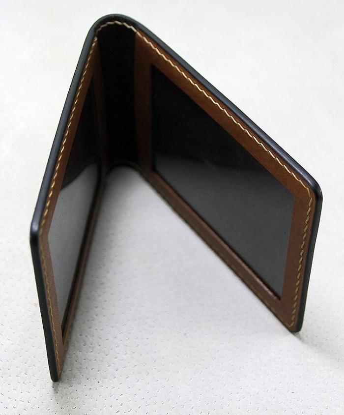 Handmade Leather Tooled Walking Dead License Wallet Mens Card billfold Wallet Cool Leather Wallet Slim Wallet for Men