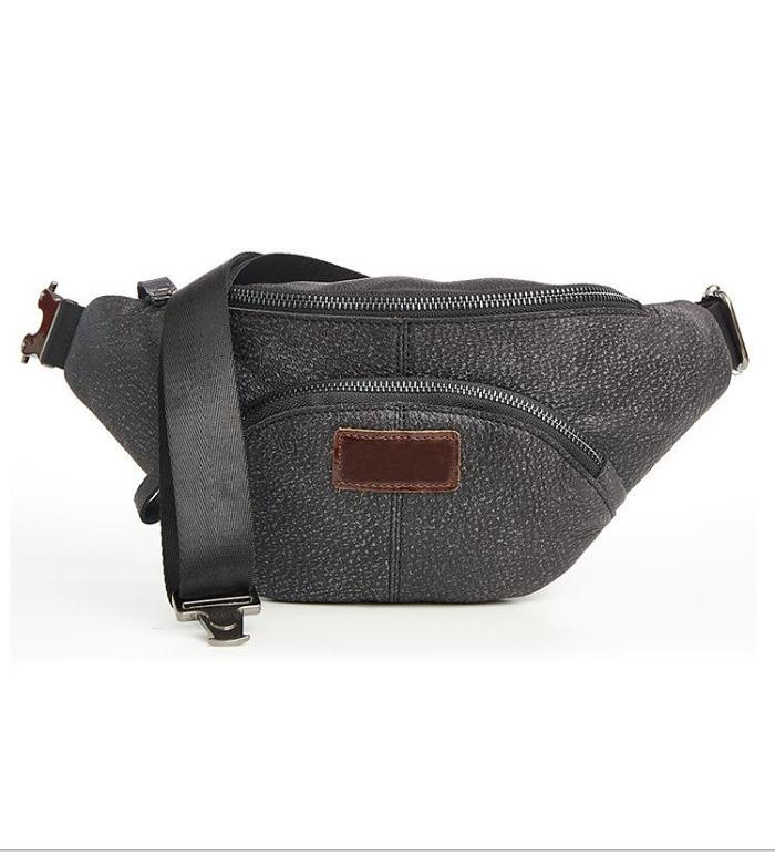 LEATHER MENS FANNY PACK FOR MEN BUMBAG Vintage WAIST BAGs