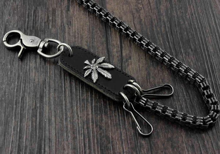 Solid Metal Long Wallet Chain Cool Punk Rock Biker Trucker Wallet Chain Trucker Wallet Chain for Men