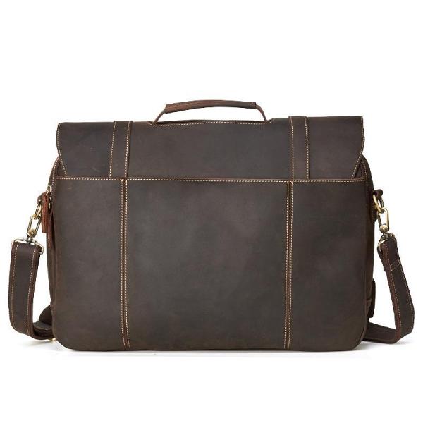 LEATHER MENS BRIEFCASE MESSENGER BAG WORK BAG Handbag FOR MEN
