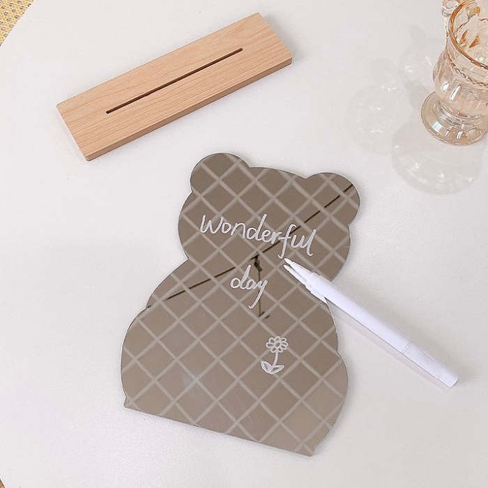 Cute Korean Style Animal & Shape Small Vanity Make Up Mirror