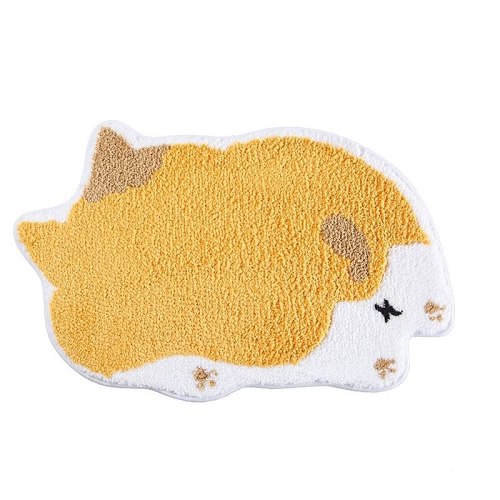 Cute Kawaii Animal Chubby Bottom Non-Slip Bathroom & Door Entrance Mat
