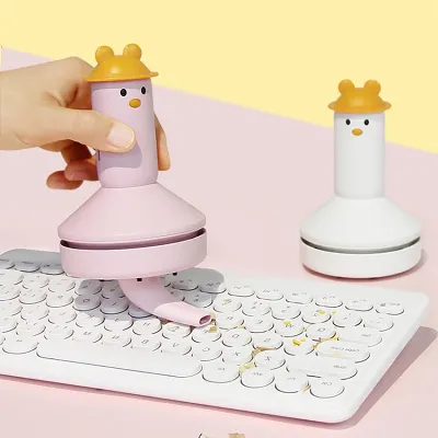 Cute Mini Cartoon Portable USB Desktop Vacuum Cleaner