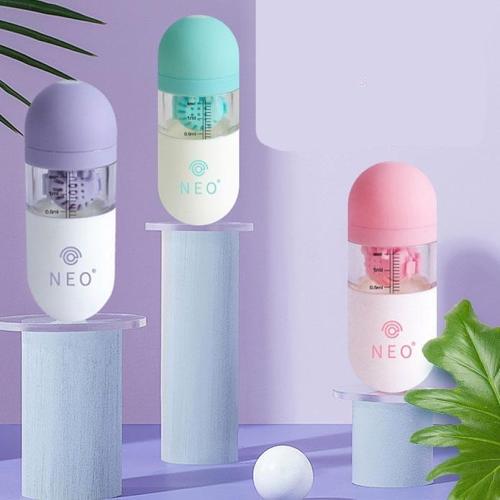 Portable Manually Contact Lens Cleaner Washer Case