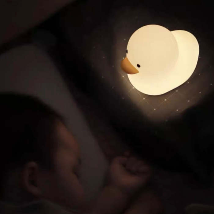 Cute Boring Duck Soft Mini Night Light