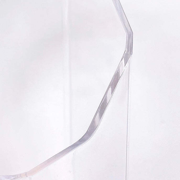 Cute Bunny Print Acrylic Transparent Pen & Makeup Brush Holder
