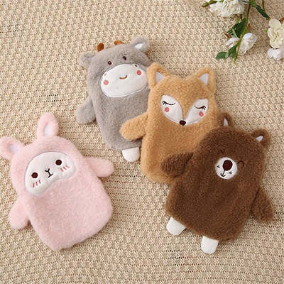 Kawaii Animal Shape Mini Warm Water Bag for Winter