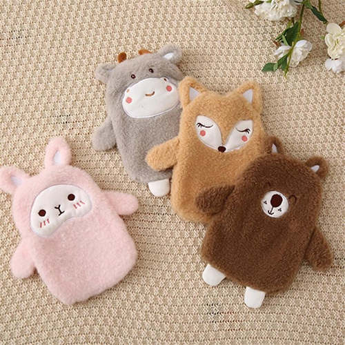 Kawaii Animal Shape Mini Warm Water Bag for Winter