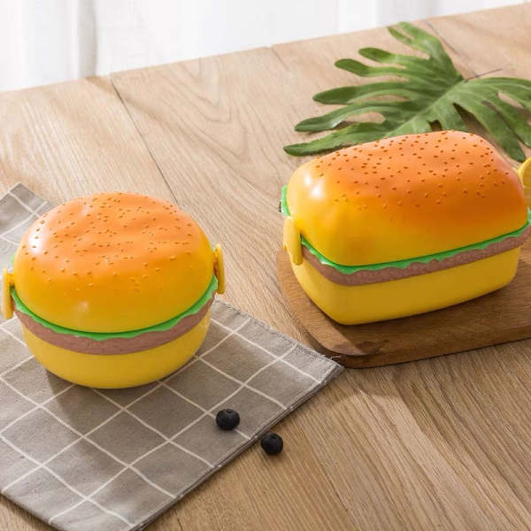 Hamburger Sandwich Thermal Food Container Lunch Box