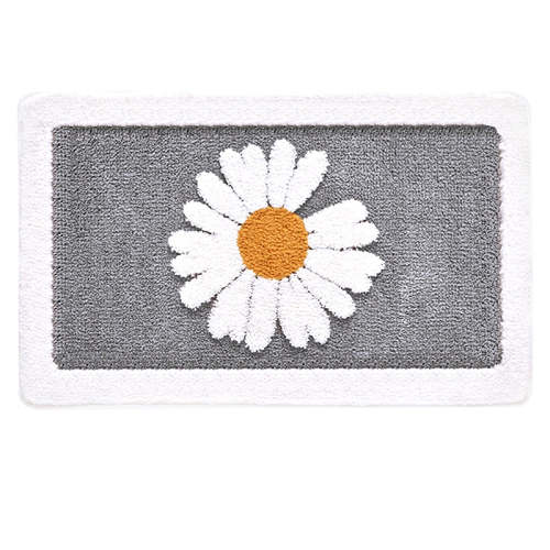 Summer Daisy Pastel Colour Non-Slip Bathroom & Door Entrance Mat