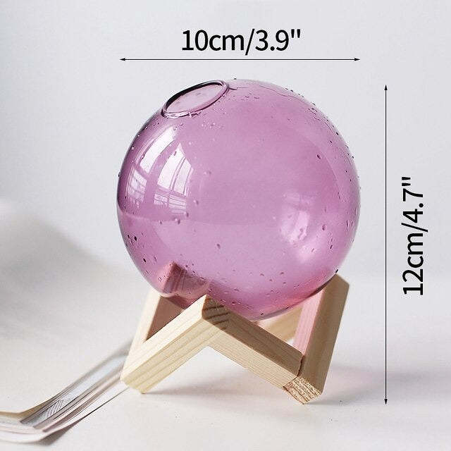 Mini Glass Bubble Vase