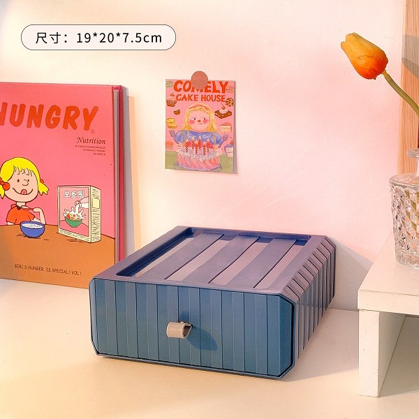 Cute Colourful Multi-Later Mini Desktop Drawer Storage Box Shelf