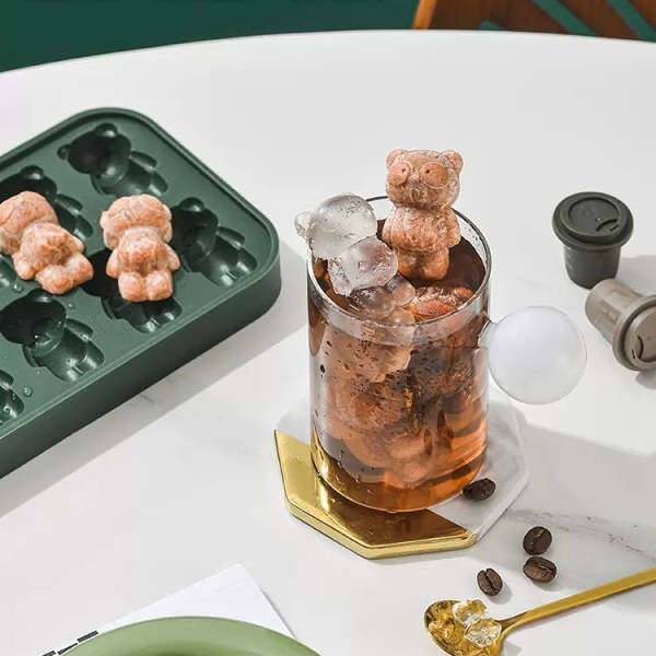 Cute Teddy Bear Shaped Ice Cube/ Chocolate Tray Mold