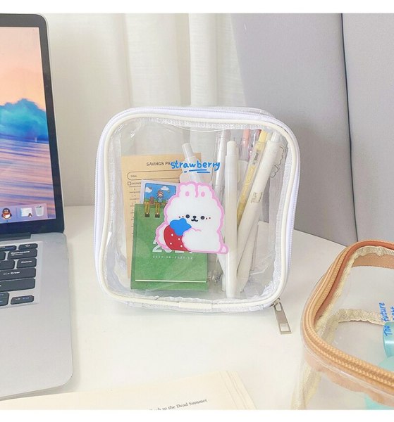 Cute Mini Bear & Bunny Portable Transparent Travel Toiletry Bag