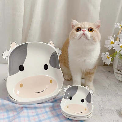 Cute Baby Cow Snack & Main Dish Plates