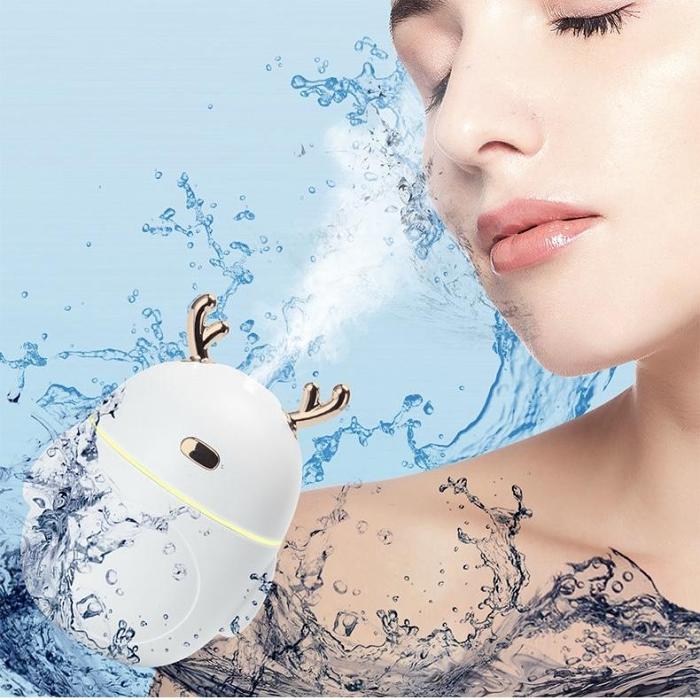 Cute Mini USB Household Bedroom Deer Shape Spray Humidifier