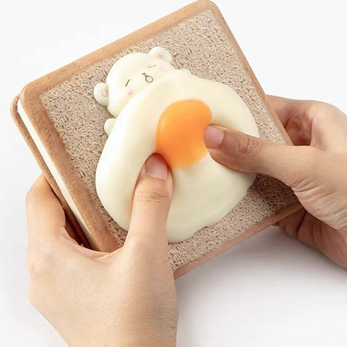 Kawaii Squishy Bear Stress Relief 3D Notebook