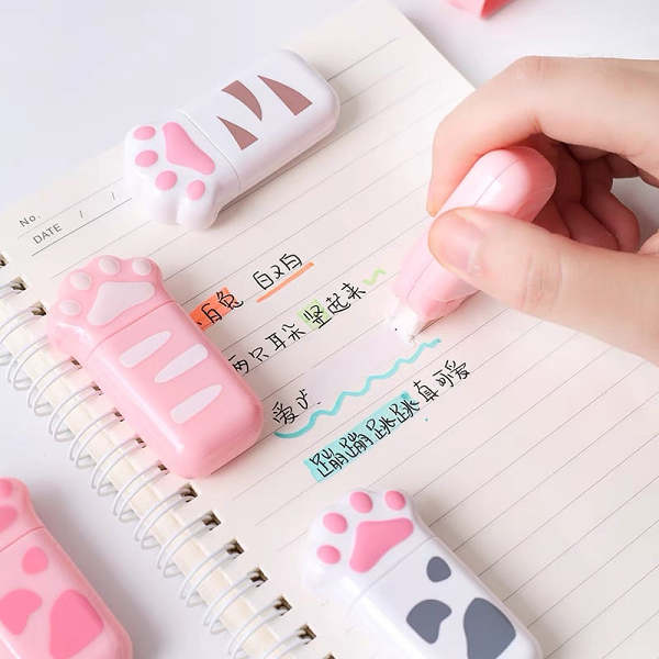 Kawaii Cat Paw School Stationery Correction Tape