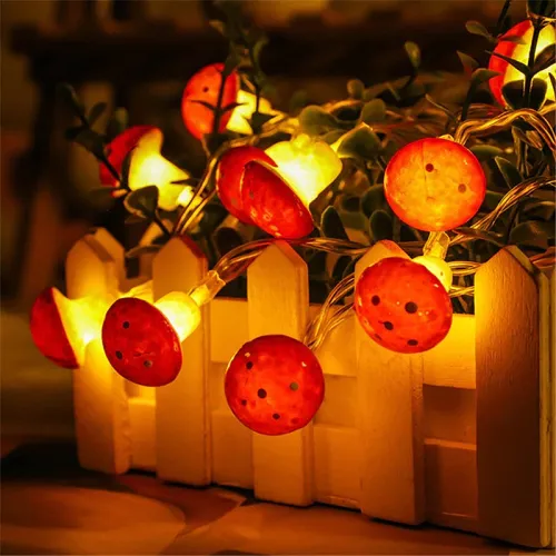 Mushroom String Lights
