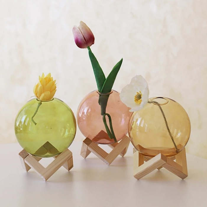 Mini Glass Bubble Vase