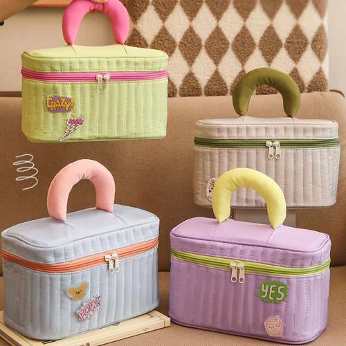 Kawaii Squishy Bubble Pastel Colour Cosmetic Bag