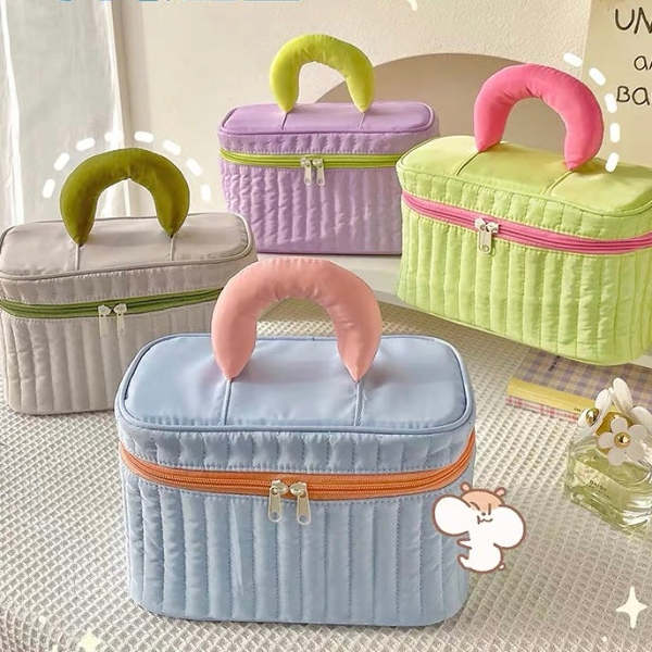 Kawaii Squishy Bubble Pastel Colour Cosmetic Bag