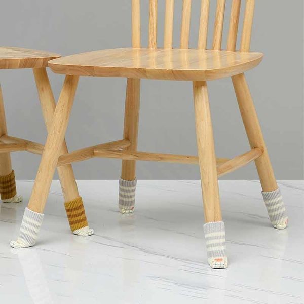 Cute Kawaii 4 Piece Set Table & Chair Leg Protection Anti-Slip Socks Cover