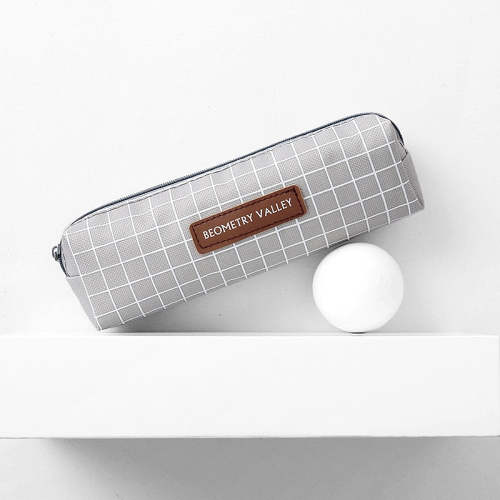 Korean Style Cute Patterned Canvas Pencil Case