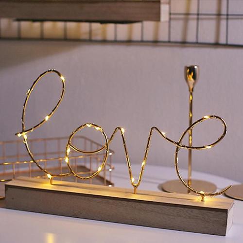 LOVE & HOME LED Display Letters Light Decoration Table Light