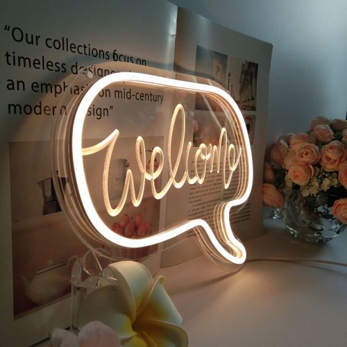 Welcome Neon Sign