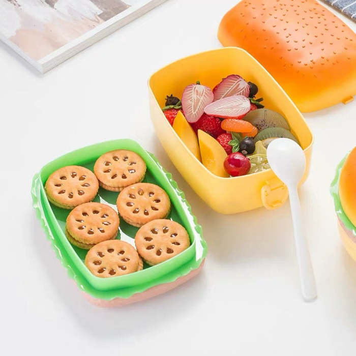 Hamburger Sandwich Thermal Food Container Lunch Box