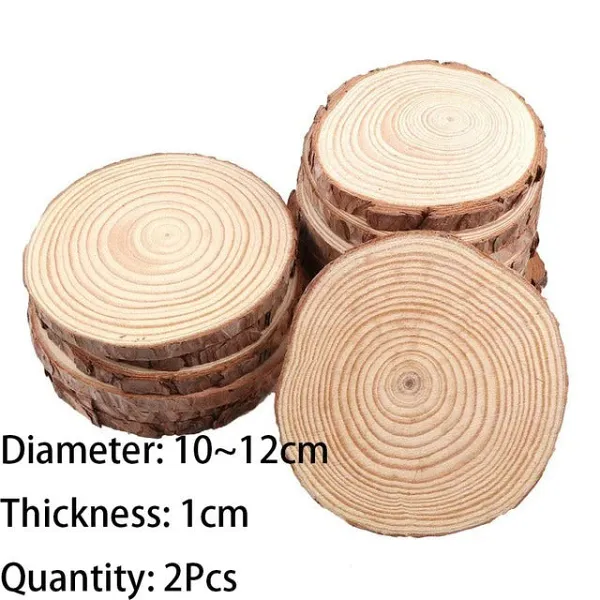 Natural Wooden Slice Coasters