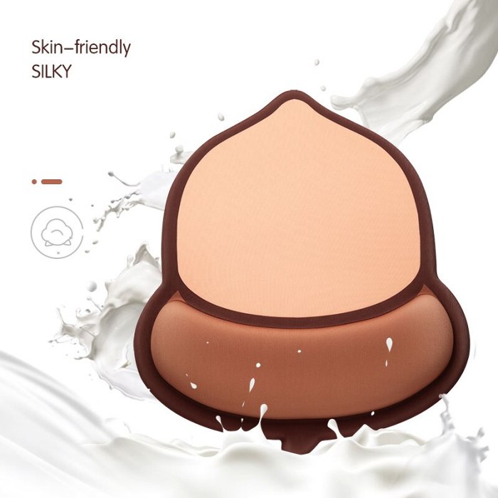 Cute 3D Chestnut Ergonomic Silicone Mouse Pad