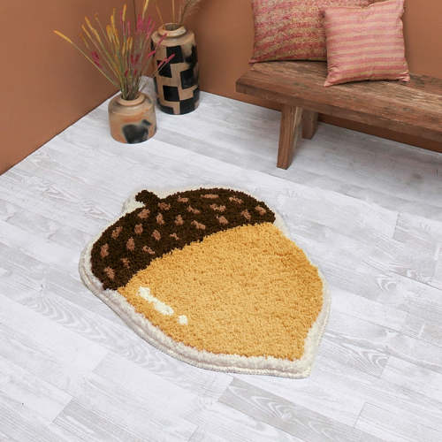 Cute Chestnut Shape Anti-Slip Bathroom Mat