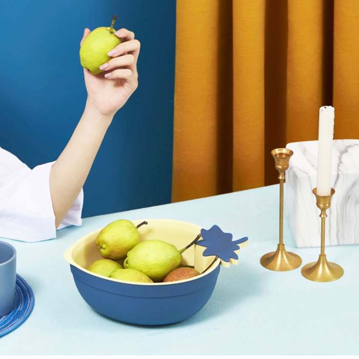 Cute Strawberry Shaped Kitchen Colander Drain Basket